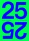 25 ¿ 25