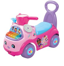 Vaikiška paspiriama muzikinė mašinėlė Fisher-Price „Musical Parade“, rožinė