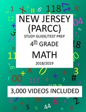 4th Grade NEW JERSEY PARCC, 2019 MATH, Test Prep
