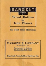 Sargent VBM Wood Bottom And Iron Planes For First Class Mechanics