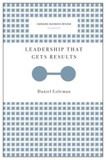 Leadership That Gets Results (Harvard Business Review Classics)