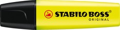 Teksto žymeklio papildymas STABILO BOSS geltonas