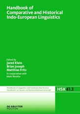 Handbook of Comparative and Historical Indo-European Linguistics 3