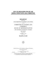 EPA's CO2 regulations for new and existing power plants