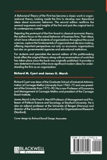 Behavioral Theory of the Firm