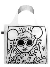 LOQI pirkinių krepšys „KEITH HARING Andy Mouse“
