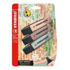 Teksto žymekliai BOSOoriginal NatureColors 3vnt