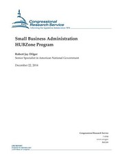 Small Business Administration HUBZone Program