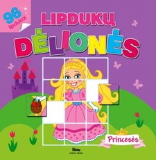 Lipdukų dėlionės. Princesės