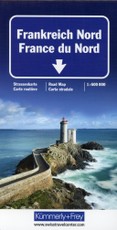 Frankreich Nord 1 : 600 000. Straßenkarte
