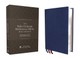 Niv, Journal the Word Bible, Double-Column, Cloth Over Board, Navy Floral, Red Letter, Comfort Print