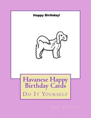 Havanese Happy Birthday Cards