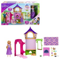 DISNEY PRINCESS lėlės Auksaplaukės ir bokšto rinkinys (HLW30)