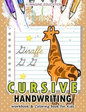 Cursive Handwriting Workbook and Coloring Book for Kids
