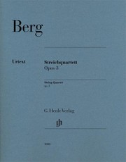 Streichquartett op. 3, Urtext