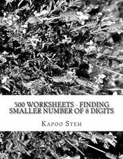 500 Worksheets - Finding Smaller Number of 8 Digits