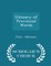 Glossary of Provincial Words - Scholar's Choice Edition