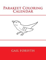 Parakeet Coloring Calendar