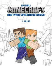 Oficiali Minecraft nuotykių spalvinimo knyga, 1 dalis