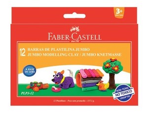 Plastilinas Faber-Castell, 12 sp.