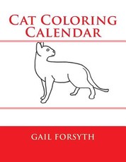 Cat Coloring Calendar