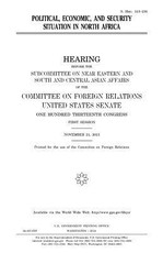 Political, economic, and security situation in North Africa