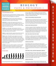 Biology Facts And Principles 1 (Speedy Study Guides)