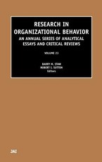 Research in Organizational Behavior