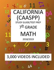 7th Grade CALIFORNIA CAASPP, MATH, Test Prep