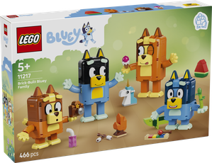 LEGO Bluey Brick-Built Bluey Family
