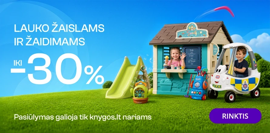 Lauko žaislams ir žaidimams nuolaidos iki 30%!