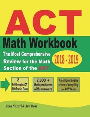 ACT Math Workbook 2018 - 2019