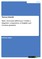 Basic structural differences within a linguistic comparison of English and German grammar