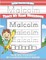 Malcolm Letter Tracing for Kids Trace my Name Workbook
