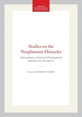 Studies on the Neoplatonist Hierocles