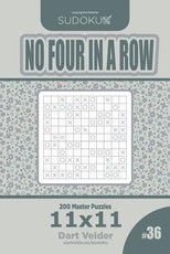 Sudoku No Four in a Row - 200 Master Puzzles 11x11 (Volume 36)