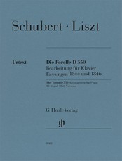Franz Liszt - Die Forelle D 550, Fassungen 1844 und 1846