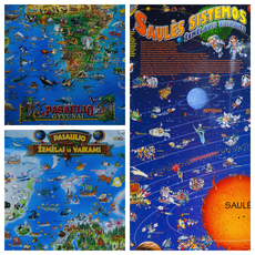 Vaikiškų žemėlapių rinkinys