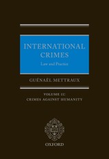 International Crimes: Law and Practice