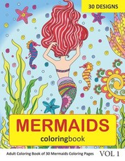 Mermaids Coloring Book