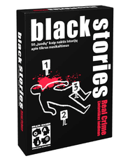 Stalo žaidimas „Black Stories Real Crime“ (LT)