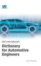 SAE International's Dictionary for Automotive Engineers