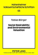 Social Desirability and Environmental Valuation