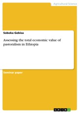 Assessing the total economic value of pastoralism in Ethiopia