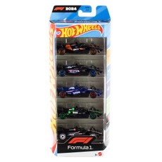 HOT WHEELS penkių F–1 automodeliukų rinkinys (JGF58)