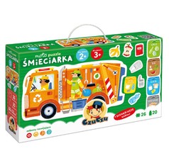 Moto puzzle - Šiukšliavežė 26 dalys.