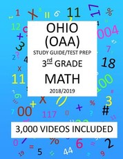 3rd Grade OHIO OAA, 2019 MATH, Test Prep