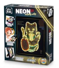 Kūrybinis rinkinys neoninis katinas „Maneki-neko“