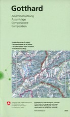 Swisstopo 1 : 50 000 Gotthard