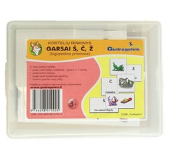 Kortelių rinkinys „Garsai Š, Č, Ž“